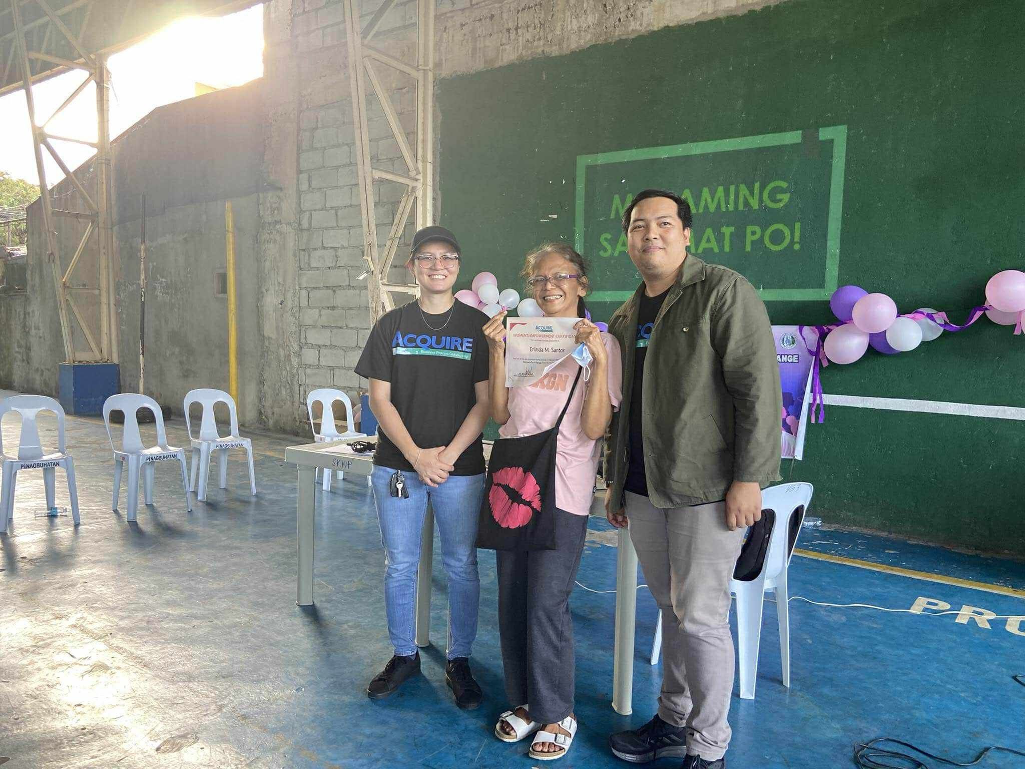 Gerald Dela Rosa relief efforts